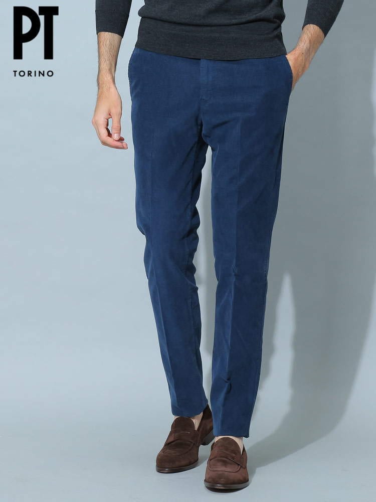 ピーティートリノ メンズ パンツ PT TORINO ブランド ボトムス ロングパンツ コーデュロイ SLIMFIT PTCOVT01Z00TT21