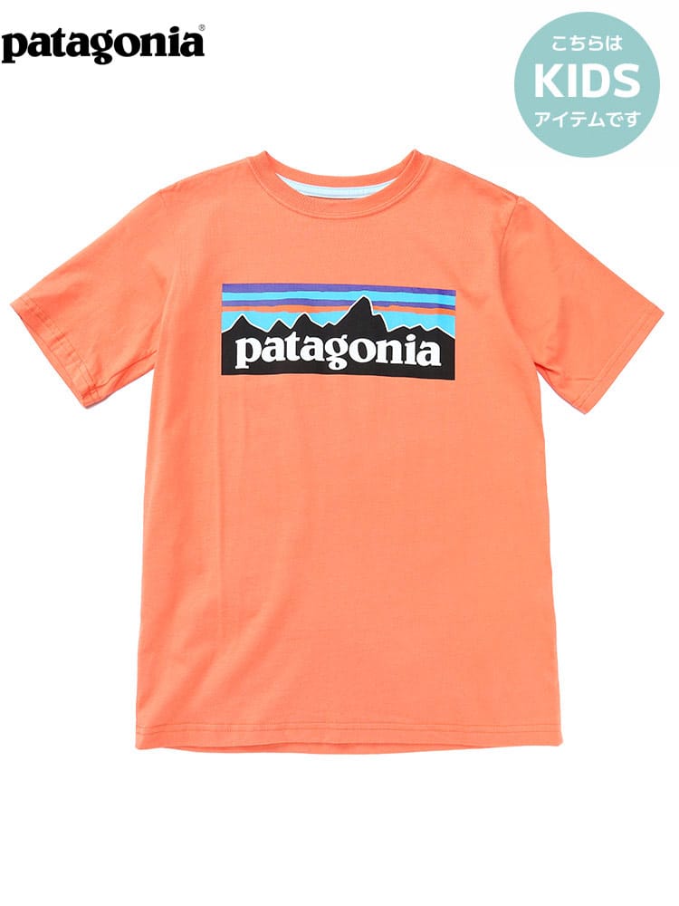 パタゴニア キッズ Tシャツ 半袖 patagonia ブランド 子供服 トップス シャツ ロゴ プリント ク子ども PGK62163