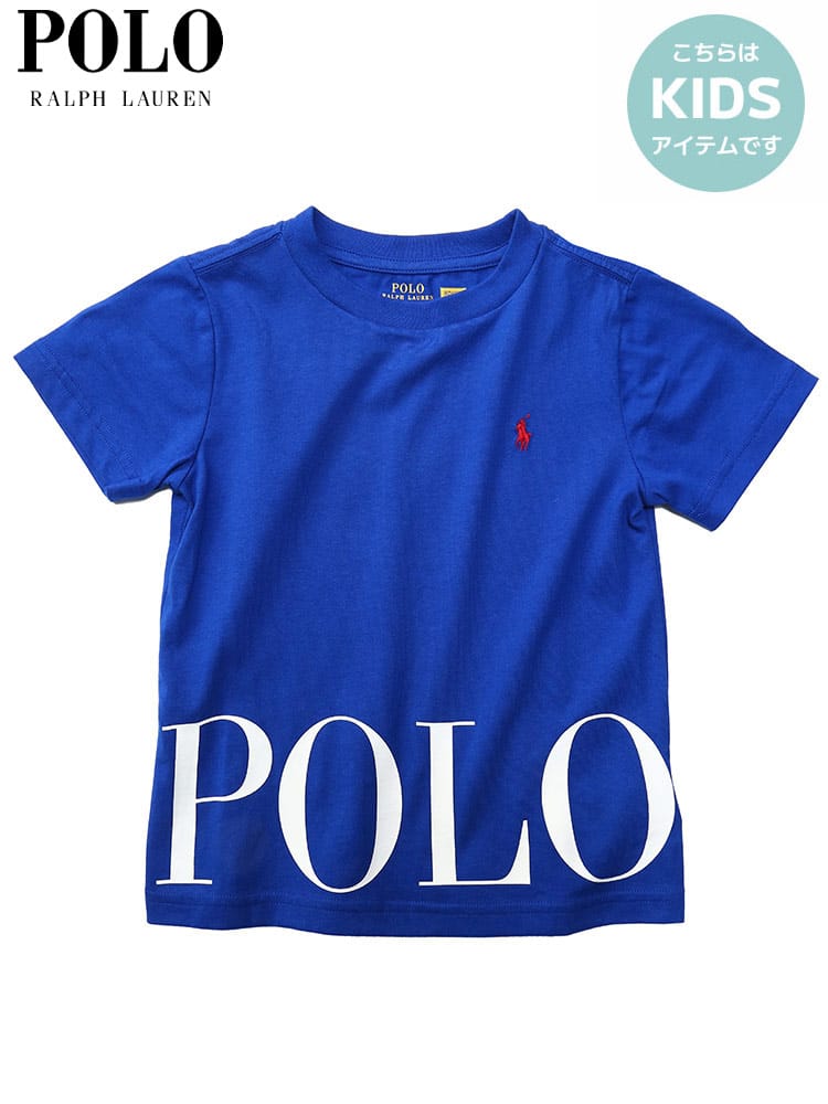 ポロ ラルフ ローレン キッズ Tシャツ 半袖 POLO RALPH LAUREN ブランド 子供服 トップス シャツ 裾ロゴ ベビー 子ども RLK865609