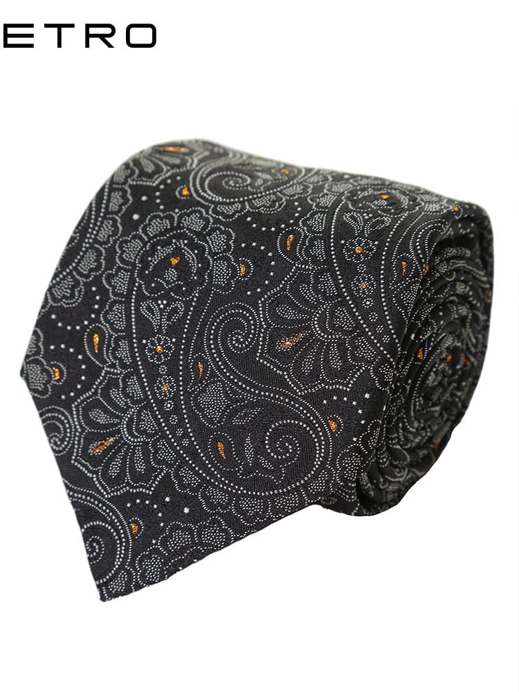 エトロ メンズ ネクタイ ETRO ブランド タイ ペイズリー 総柄 シルク混 ギフト プレゼント ET222R120266026