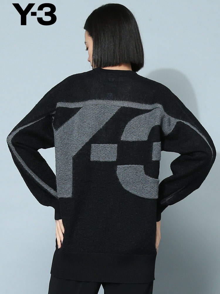 ワイスリー レディース ニット Y-3 ブランド セーター トップス プルオーバー ロゴ CLASSIC SHEER KNIT Y3LH61921