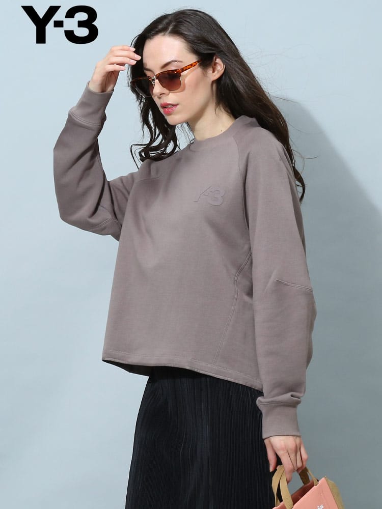ワイスリー レディース ス トレーナー Y-3 ブランド スウェット トップス ロゴ CHEST LOGO リラックスフィット Y3LHS7441