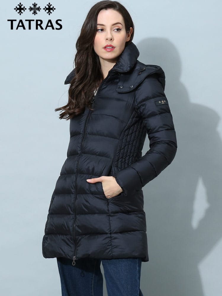タトラス レディース ダウン TATRAS ブランド ダウンコート アウター ブルゾン ロング ミドル丈 POLITEAMA TRLLTAT22A4694