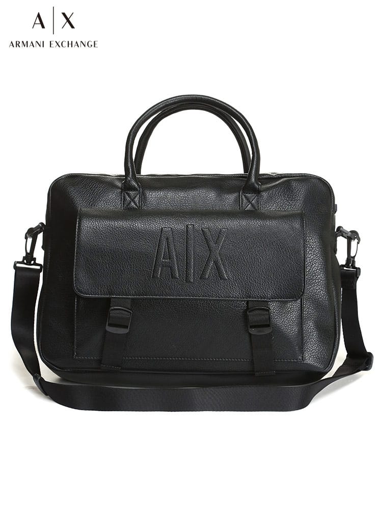 【オンラインストア限定】 アルマーニ エクスチェンジ メンズ バッグ ARMANI EXCHANGE ブランド ブリーフバッグ 鞄 ショルダー トート ロゴ AE9524342F867