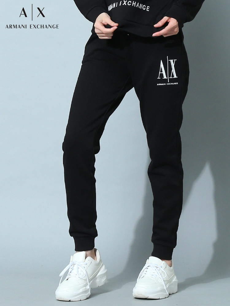 【オンラインストア限定】 アルマーニ レディース パンツ アルマーニ エクスチェンジ ARMANI EXCHANGE ブランド スウェットパンツ ボトムス ロゴ AEL8NYPCXYJ68Z