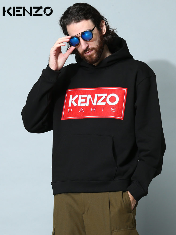 KENZO (ケンゾー) BIGロゴ プルオーバー パーカー KZFC65SW4174ME ...
