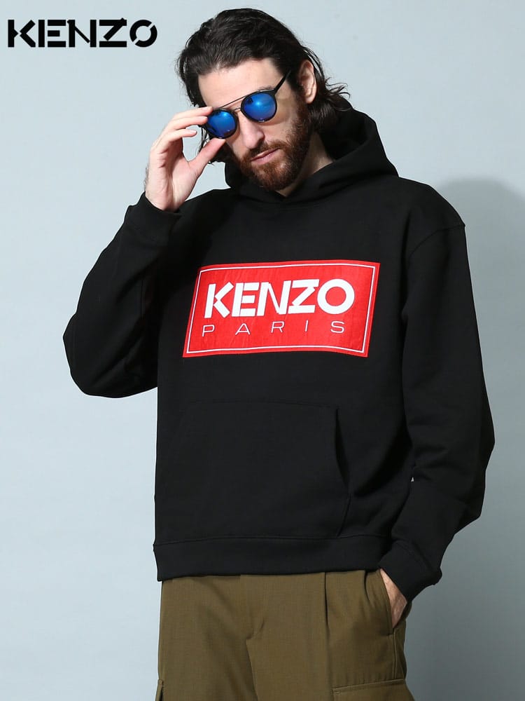 KENZO (ケンゾー) BIGロゴ プルオーバー パーカー KZFC65SW4174ME メンズ スウェット