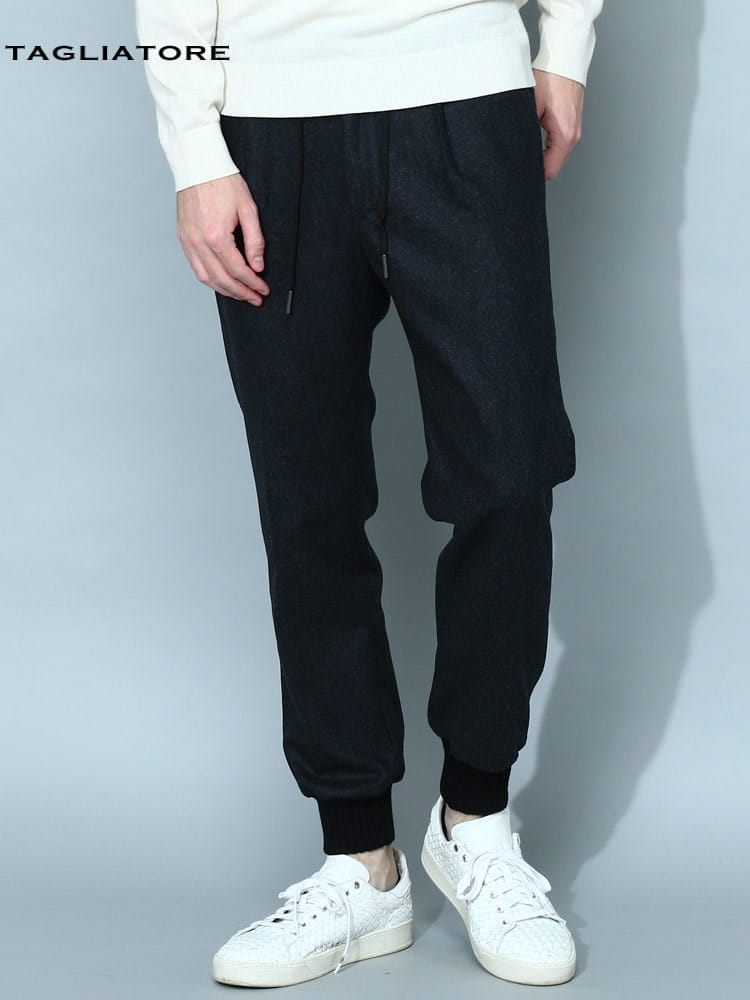 タリアトーレ メンズ パンツ TAGLIATORE ブランド ボトムス ロングパンツ ジョガーパンツ ウール BRUNO TG1BRUNO70039