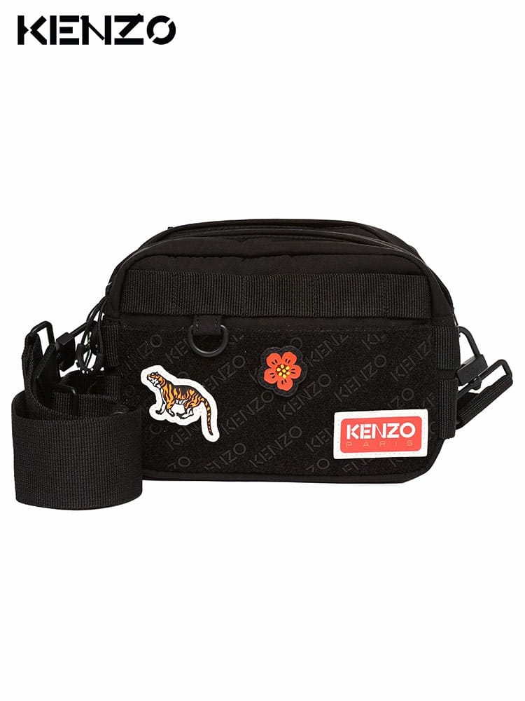 ケンゾー メンズ バッグ KENZO ブランド 鞄 ボディバッグ ウエストポーチ バムバッグ ジャングル ロゴ ユニセックス KZFC65SA218F30