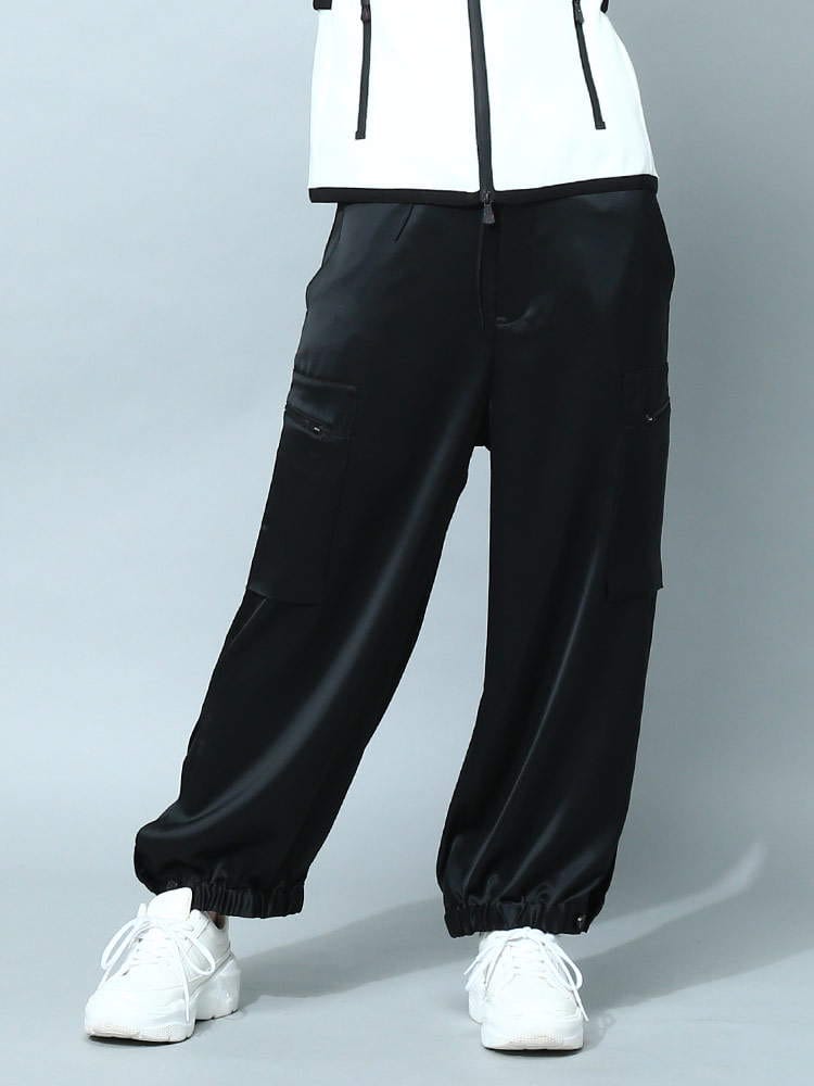 ワイスリー レディース パンツ Y-3 ブランド カーゴパンツ ボトムス ポケット ロゴ CLASSIC TECH SILK CARGO PANTS リラックスフィット Y3LHG6153
