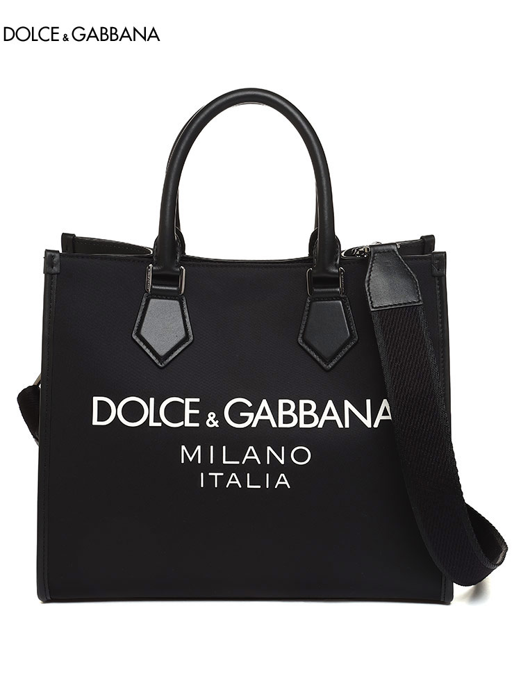 DOLCE&GABBANA (ドルチェ ＆ ガッバーナ) ロゴ ショルダー トートバッグ 【春夏新作】 DGBM2012【サカゼン公式通販】