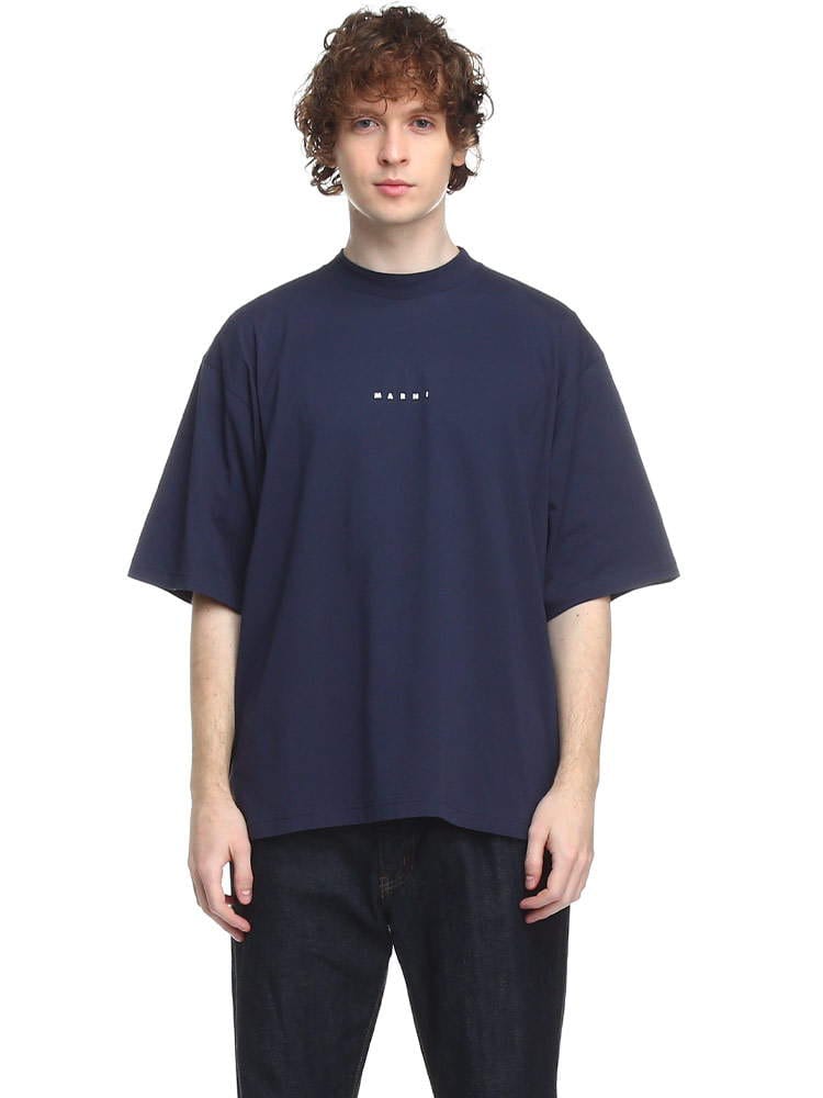 MARNI (マルニ) ミニロゴ クルーネック 半袖 Tシャツ 【春夏新作 