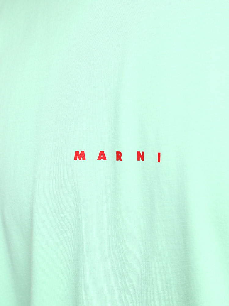 MARNI (マルニ) ミニロゴ クルーネック 半袖 Tシャツ 【春夏新作 ...