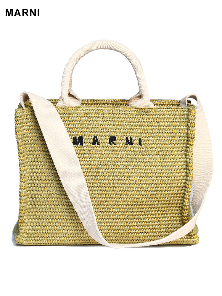 MARNI (マルニ) ロゴ ショルダー トートバッグ 【春夏新作】 レディース ブランド MALSHMP0077U0【サカゼン公式通販】