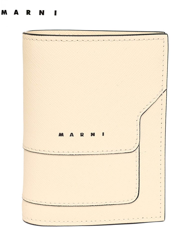 MARNI (マルニ) レザー ロゴ 二つ折り財布 【春夏新作】 MAPFMI0046U0 ブランド