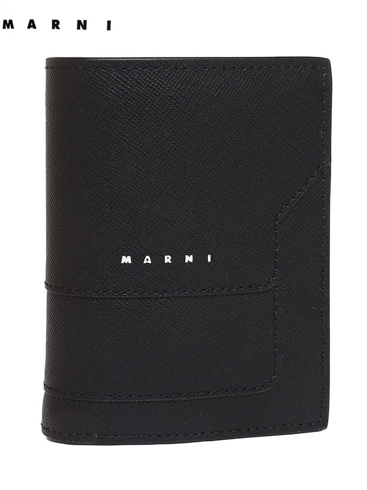 MARNI (マルニ) レザー ロゴ 二つ折り財布 【春夏新作】 MAPFMI0046U0
