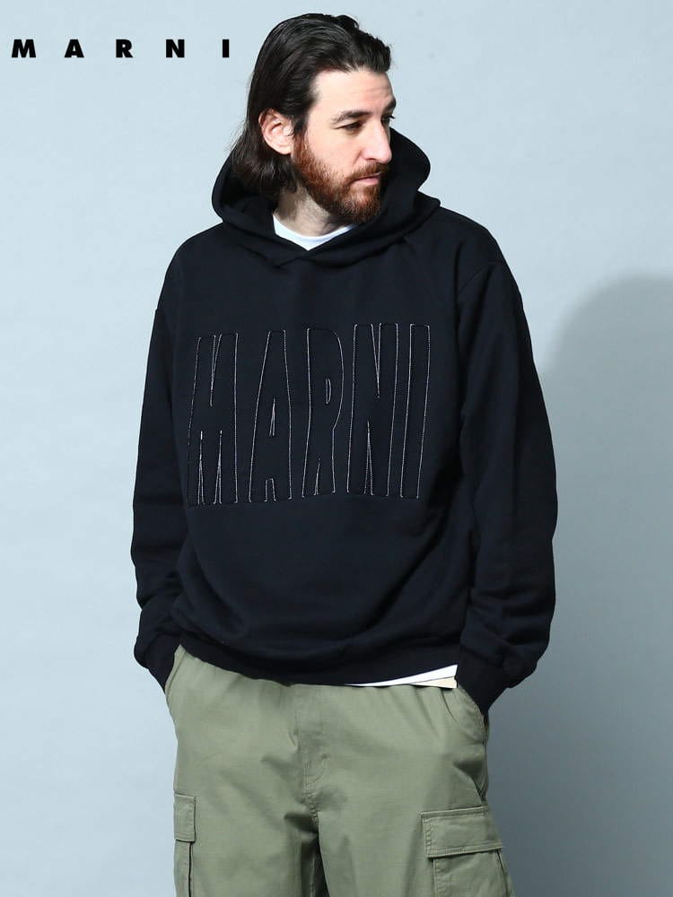 MARNI (マルニ) BIGロゴ プルオーバー スウェット パーカー MAFUMU0067S3 ブランド メンズ