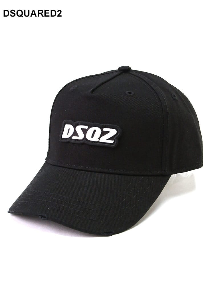 DSQUARED2 (ディースクエアード) DSQ2刺繍 コットン キャップ D2BCM064905C001