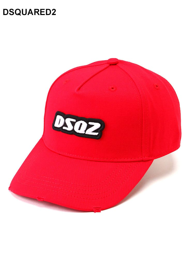 DSQUARED2 (ディースクエアード) DSQ2刺繍 コットン キャップ D2BCM064905C001 ブランド