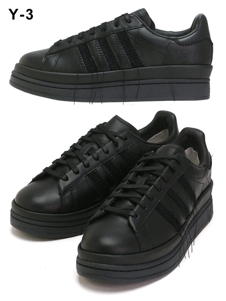 Y-3 (ワイスリー) レザー スリーライン スニーカー HICHO Y3IE7265 