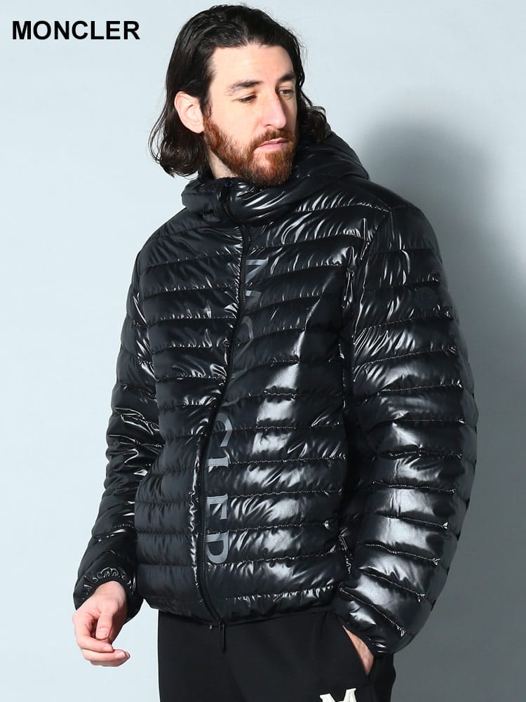 MONCLER (モンクレール) ハーフロゴ フルジップ ショート ダウンジャケット Lauzet MCLAUZET3 ブランド