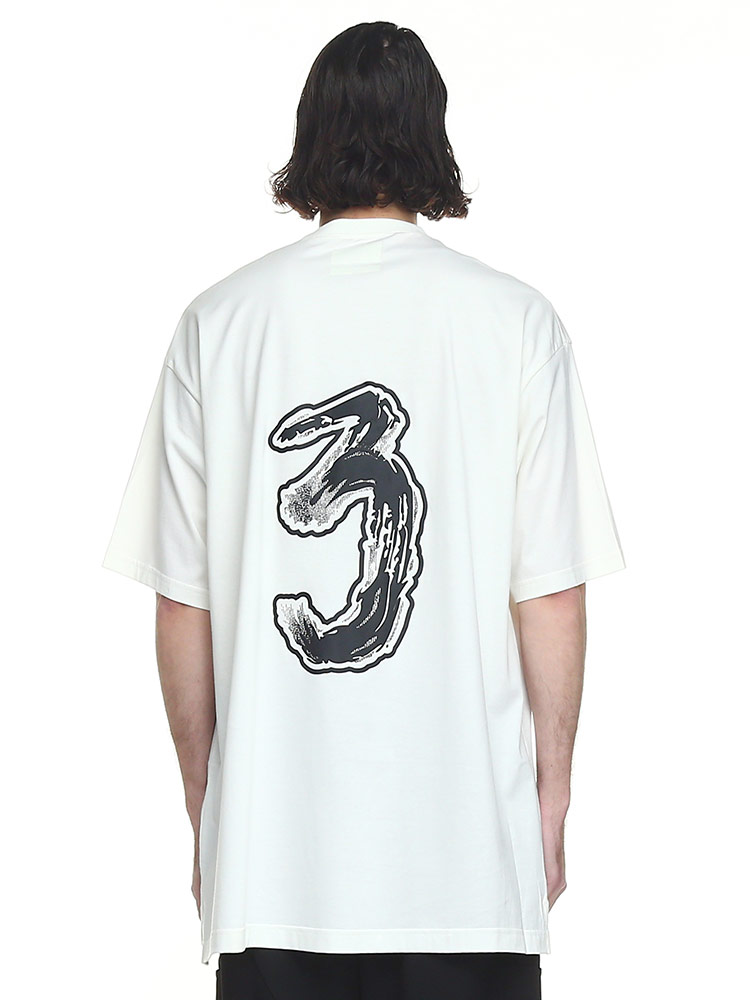 Y-3 (ワイスリー) ロゴプリント クルーネック ルーズ 半袖 Tシャツ LOGO GFX TEE Y3HY1272 【サカゼン公式通販】