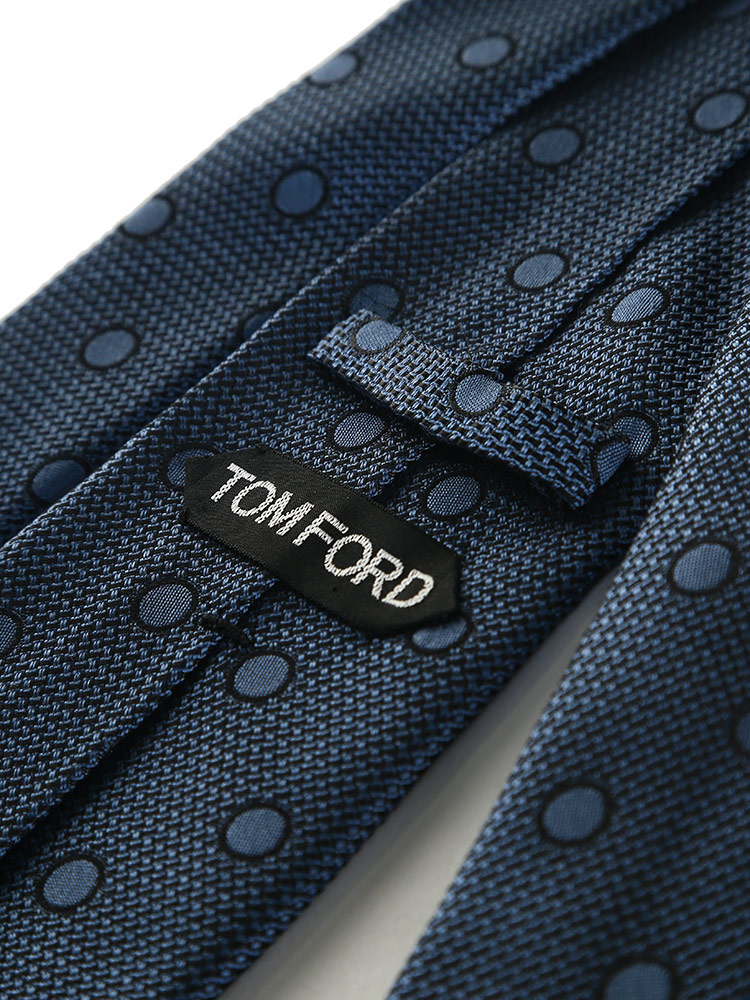 TOM FORD (トムフォード) シルク100％ ドット ネクタイ メンズ 