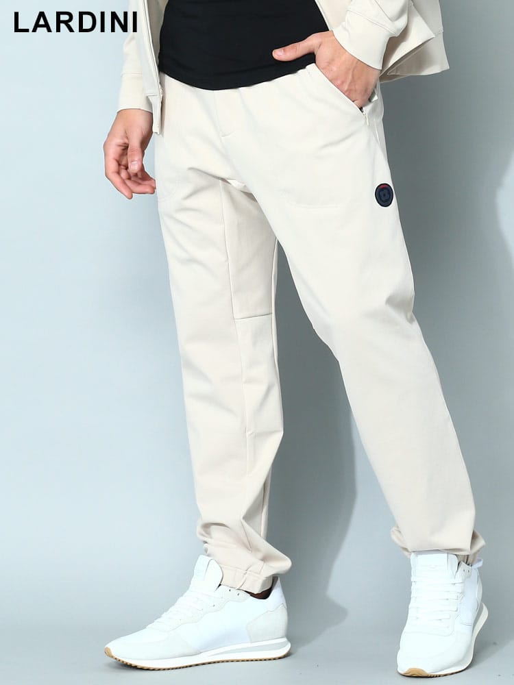 メンズ ブランドLARDINI (ラルディーニ) ワンポイント 無地 パンツ メンズ ブランド LDMATIXEL60720