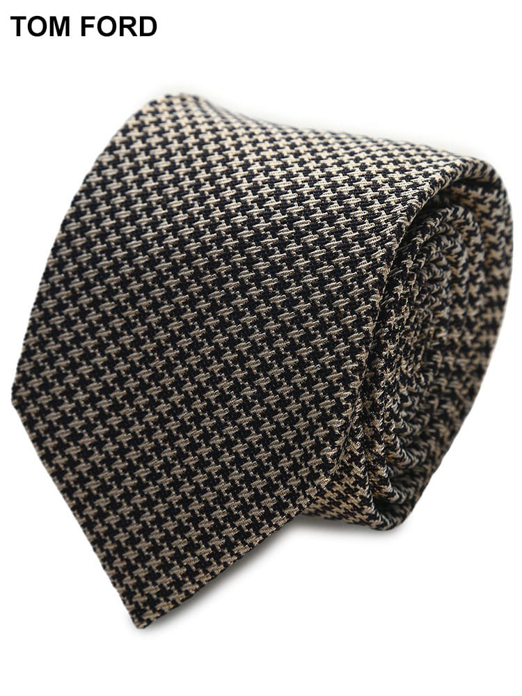 TOM FORD (トムフォード) シルク混 総柄 ネクタイ メンズ ブランド TFSTE001SLP01