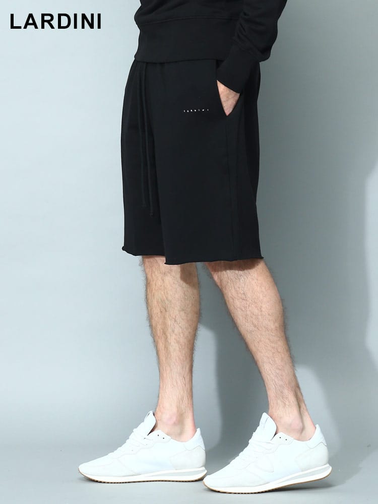 LARDINI (ラルディーニ) ミニロゴ スウェット ショートパンツ LDLT05LT6014 メンズ ブランド