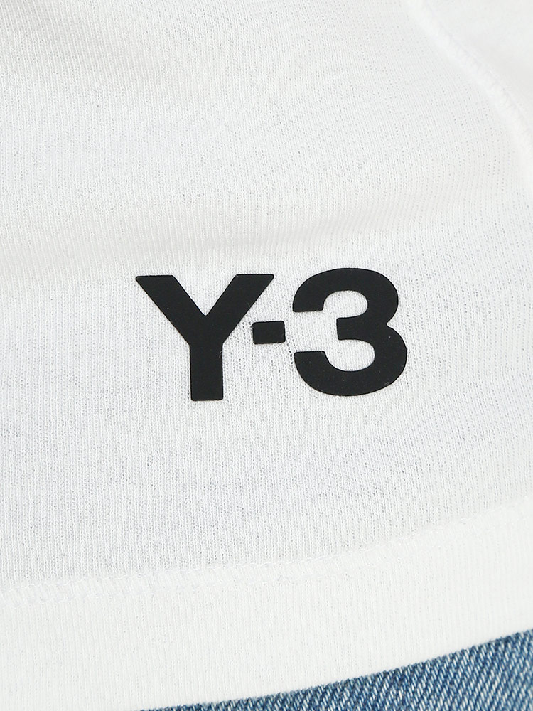 Y-3 (ワイスリー) クルーネック タイト 半袖 Tシャツ FITTED SS TEE