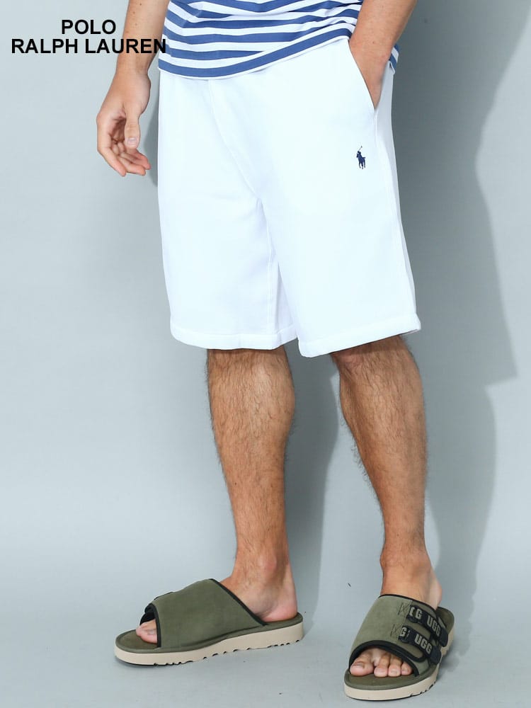 POLO RALPH LAUREN (ポロラルフローレン) 裏起毛 ワンポイント スウェット ショートパンツ メンズ ブランド RL710790292