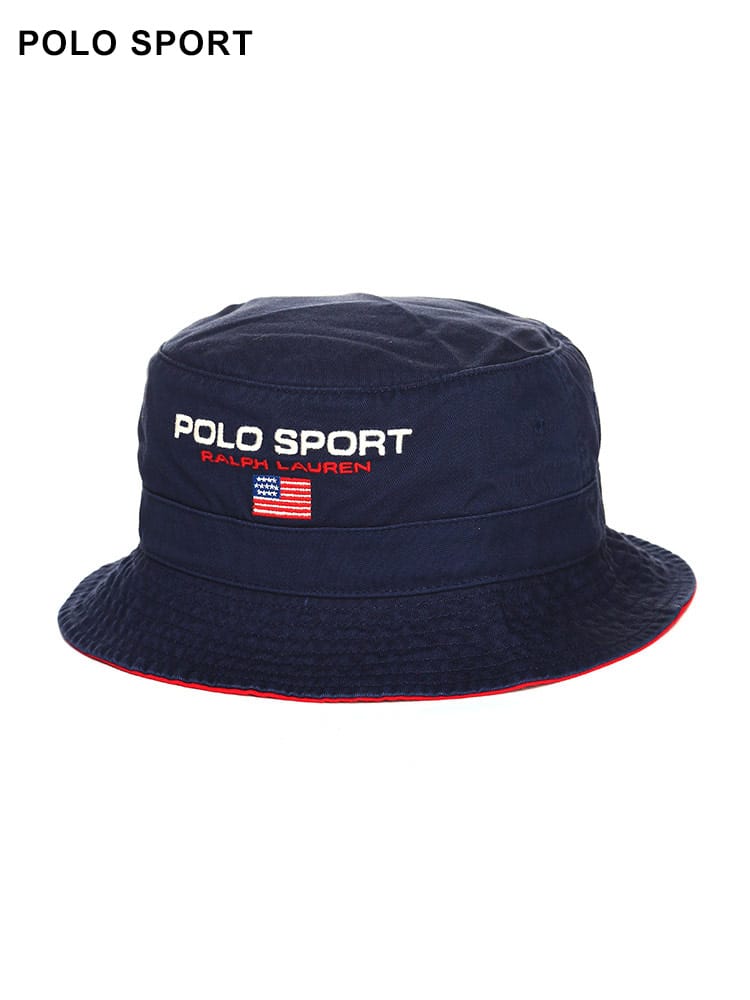POLO RALPH LAUREN SPORT (ポロラルフローレン スポーツ) ロゴ刺繍 バケットハット メンズ レディース ブランド RL710833721