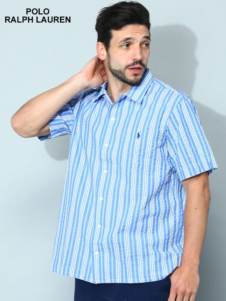 ラコステ（LACOSTE）（メンズ）ゴルフウェア 軽量 L.12.12 半袖 ポロシャツ PH9851-10031 | ゴルフ用品はヴィクトリアゴルフ メンズ半袖ポロシャツストライプパッチワークストリートカジュアルメンズラペルポロシャツ(Size:L code)