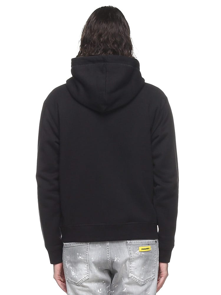 DSQUARED2 (ディースクエアード) 裏起毛 ドットハートICON フルジップ 