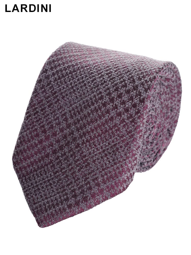 LARDINI (ラルディーニ) シルク混 チェック ネクタイ LDCRC8IT61128 ブランド メンズ 男性 ビジネス