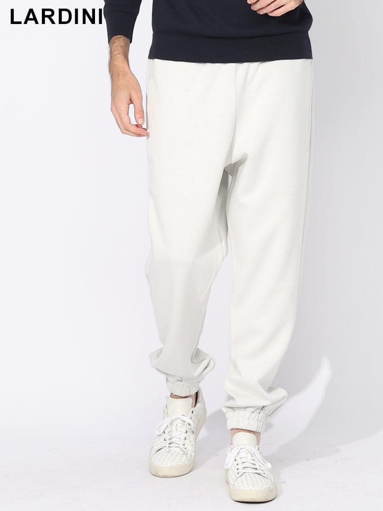 LARDINI (ラルディーニ) 無地 スウェット ジョガーパンツ LDLTR01EL6107 ブランド メンズ 男性 ボトムス