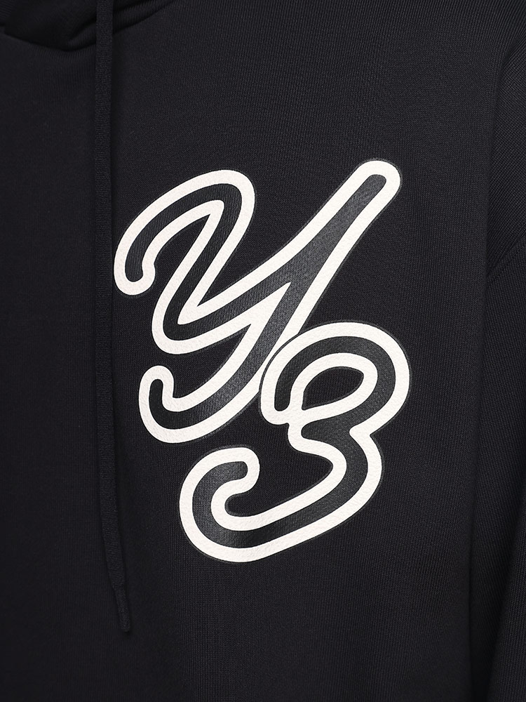 Y-3 (ワイスリー) BIGロゴ プルオーバー パーカー GFX HOODIE Y3IT7523 