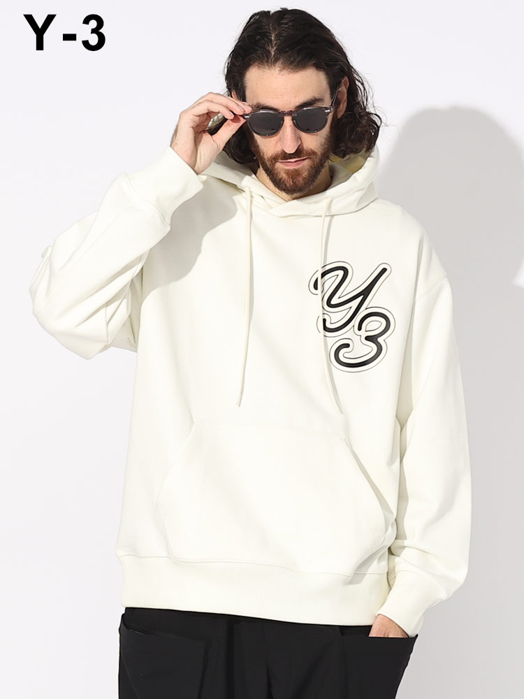 Y-3 (ワイスリー) BIGロゴ プルオーバー パーカー GFX HOODIE Y3IT7524 ブランド メンズ 男【サカゼン公式通販】