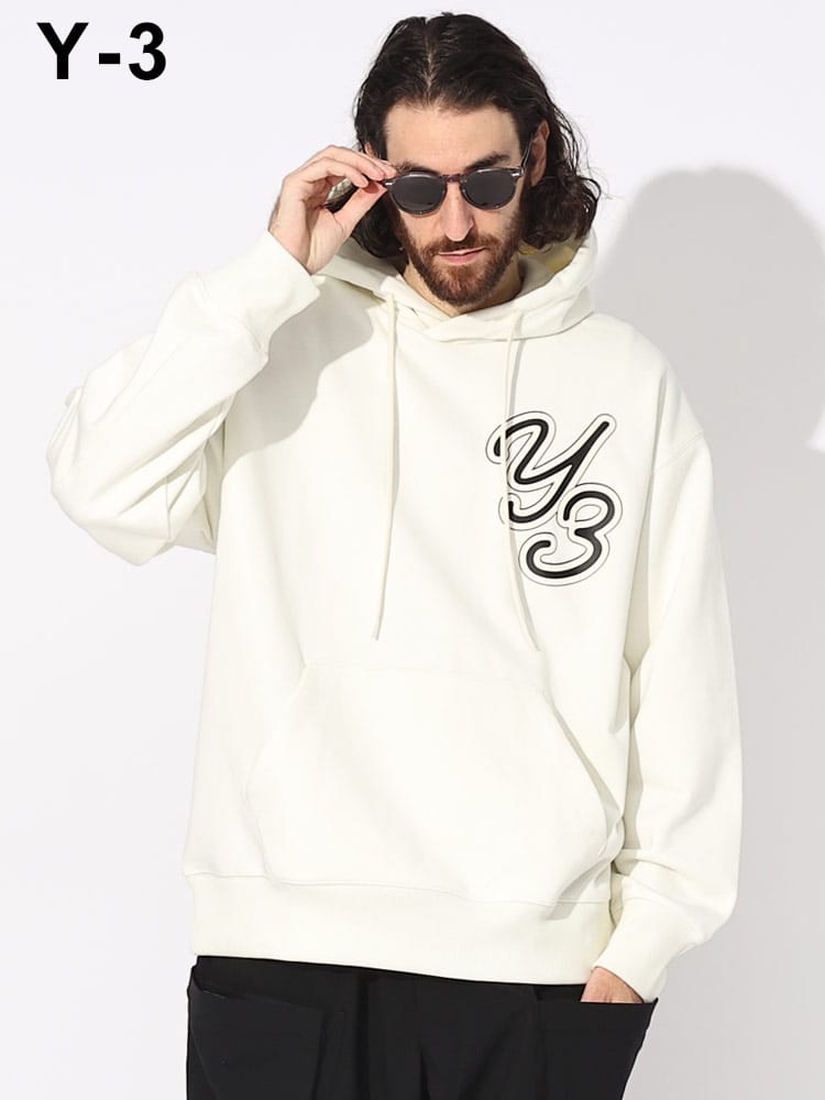 Y-3 (ワイスリー) BIGロゴ プルオーバー パーカー GFX HOODIE Y3IT7524 ブランド メンズ 男性 トップス