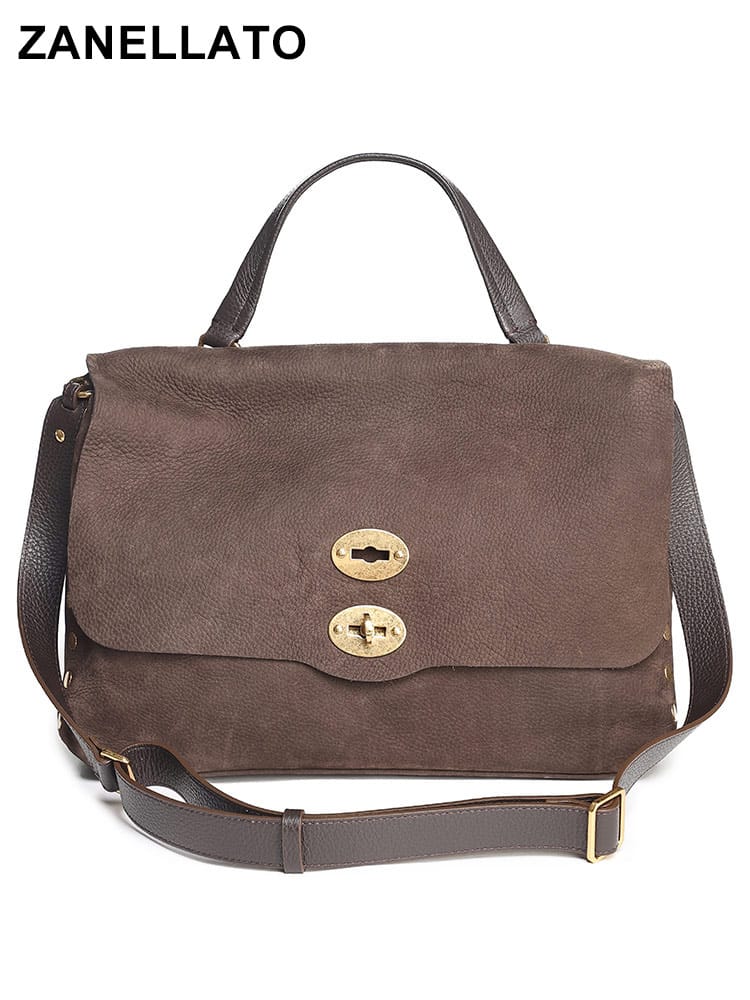 ZANELLATO (ザネラート) 2WAY スエード ショルダーバッグ POSTINA M ZL0680900070000 ブランド メンズ 男性 バッグ 鞄