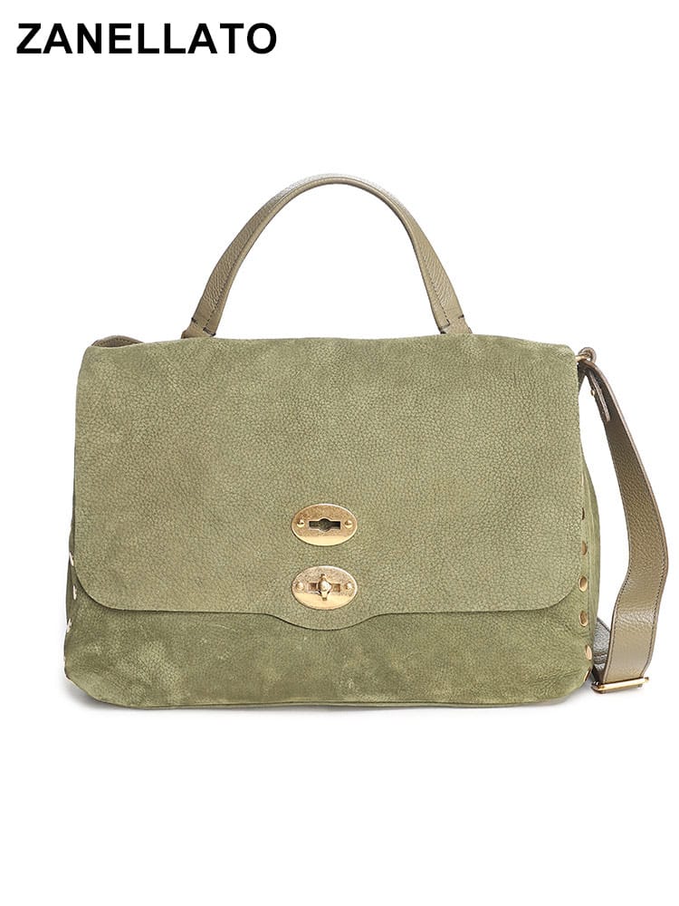 ZANELLATO (ザネラート) 2WAY スエード ショルダーバッグ POSTINA M ZL0680900070000 ブランド メンズ 男性 バッグ 鞄