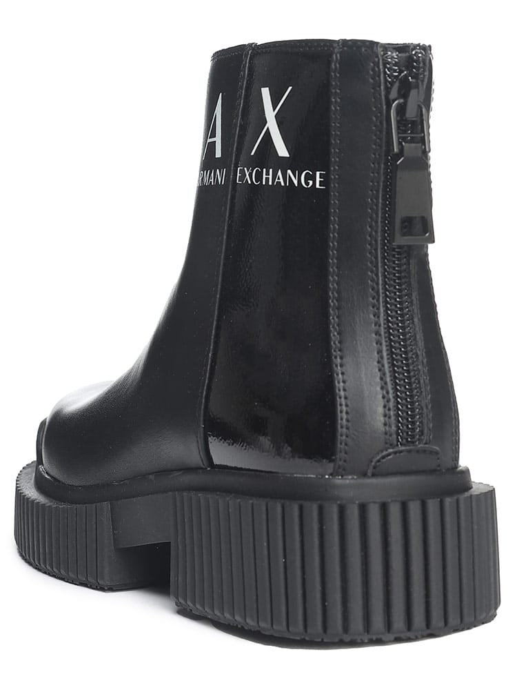 ARMANI EXCHANGE (アルマーニ エクスチェンジ) 異素材 ロゴ ショート 