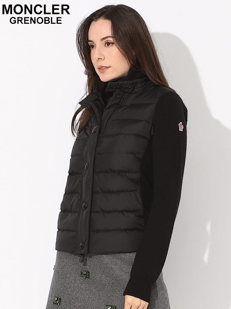 MONCLER (モンクレール) フロントダウン ボタンジップ ニットジャケット MCGNL9B00012A94 ブランド レディース アウター
