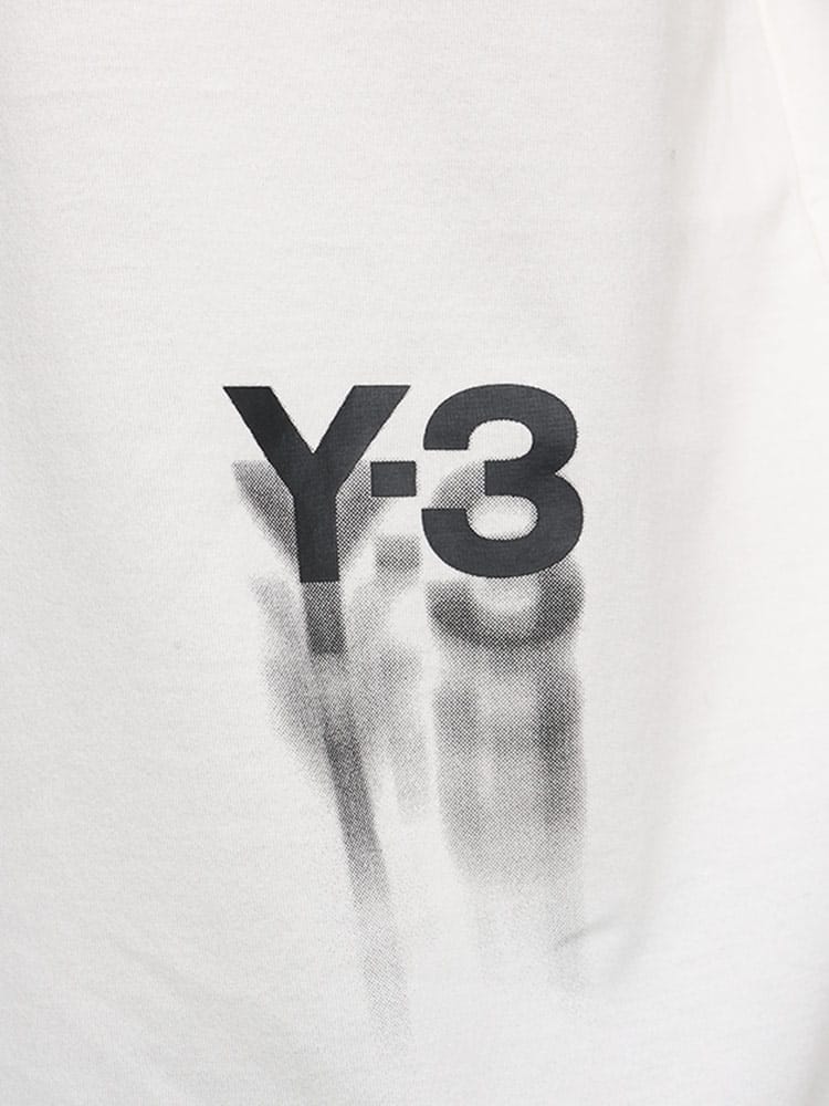 Y-3 (ワイスリー) Y-3グラフィックロゴ クルーネック ロンT 長袖 T 