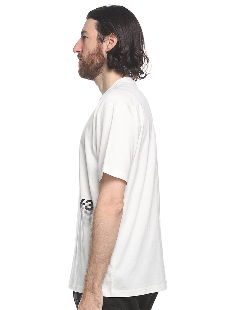 Y-3 (ワイスリー) Y-3グラフィックロゴ クルーネック 半袖 Tシャツ GFX 
