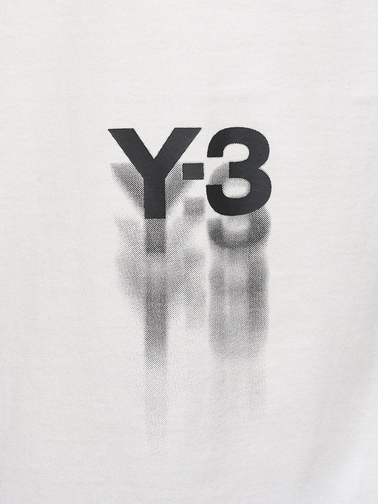 Y-3 (ワイスリー) Y-3グラフィックロゴ クルーネック 半袖 Tシャツ GFX 