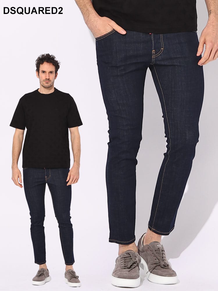 DSQUARED2 (ディースクエアード) ボタンフライ ジーンズ SKATER D2LB1425S30664 ブランド メンズ 男性 ボトムス