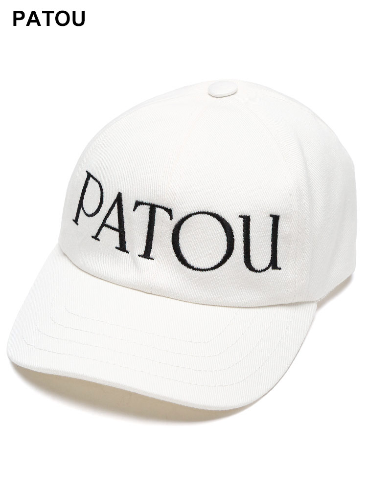PATOU (パトゥ) ロゴ刺繍 コットン ベースボール キャップ LOGO 