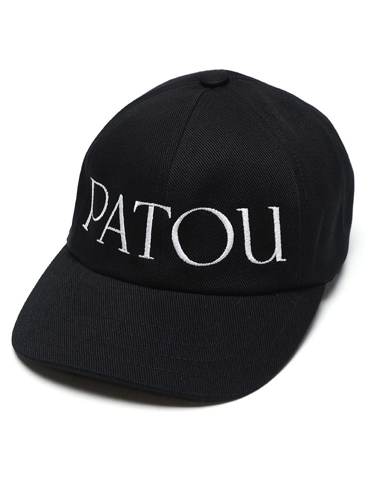 PATOU (パトゥ) ロゴ刺繍 コットン ベースボール キャップ LOGO POAC400132 ブランド レディース 女性 帽子